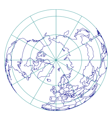 Projection cartographique normale