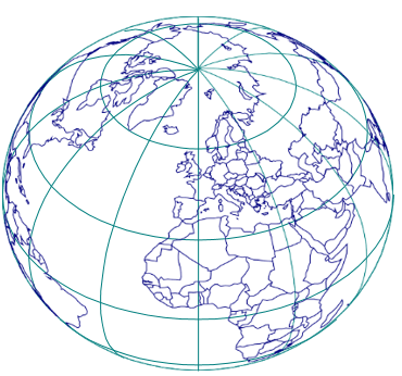 système de projection cartographique: projection oblique