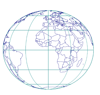 système de projection cartographique : projection transverse