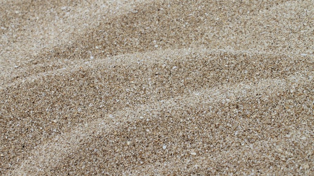formation de roches: sable
